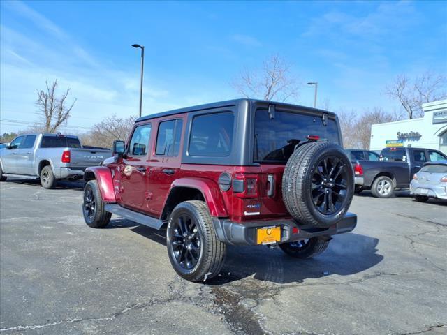 used 2021 Jeep Wrangler Unlimited 4xe car, priced at $28,245