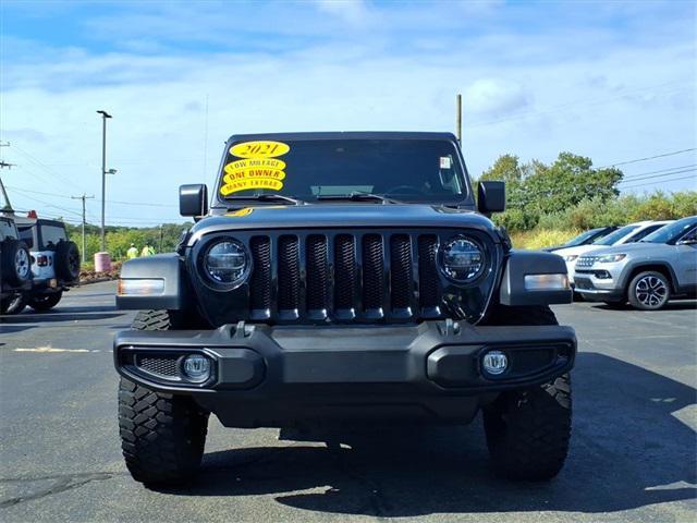 used 2021 Jeep Wrangler car, priced at $34,452