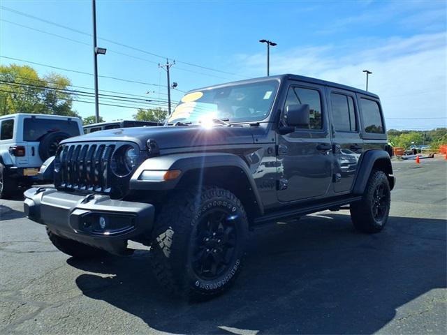 used 2021 Jeep Wrangler car, priced at $34,452