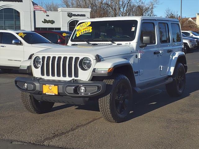 used 2021 Jeep Wrangler Unlimited car, priced at $36,982
