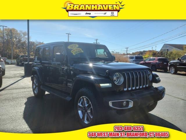 used 2021 Jeep Wrangler Unlimited car, priced at $33,888