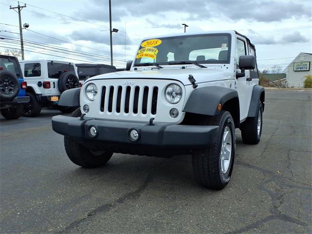 used 2018 Jeep Wrangler JK car, priced at $20,996