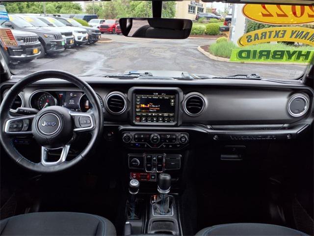 used 2022 Jeep Wrangler Unlimited 4xe car, priced at $38,297