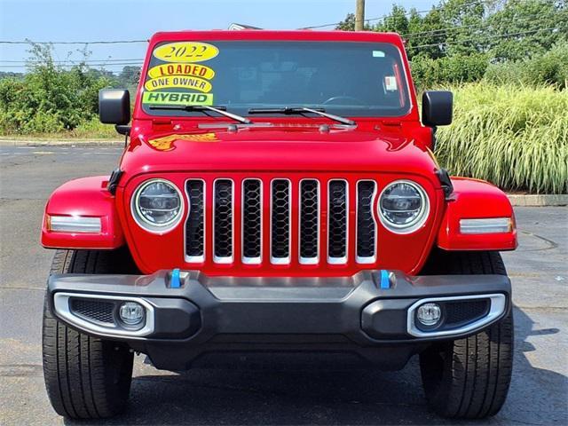 used 2022 Jeep Wrangler Unlimited 4xe car, priced at $33,745