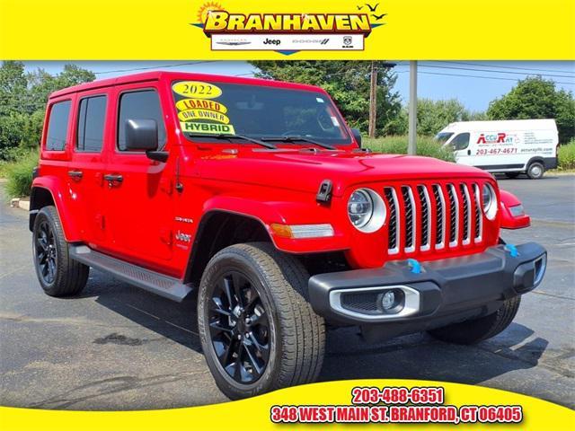 used 2022 Jeep Wrangler Unlimited 4xe car, priced at $33,868