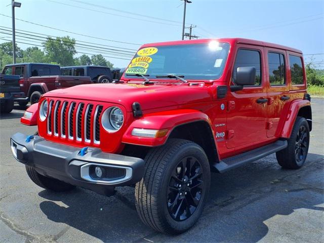 used 2022 Jeep Wrangler Unlimited 4xe car, priced at $33,745