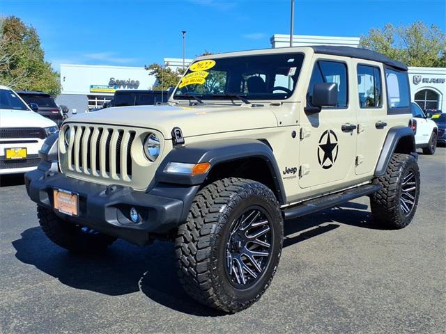 used 2022 Jeep Wrangler Unlimited car, priced at $31,825
