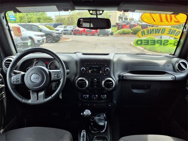 used 2017 Jeep Wrangler Unlimited car, priced at $18,375