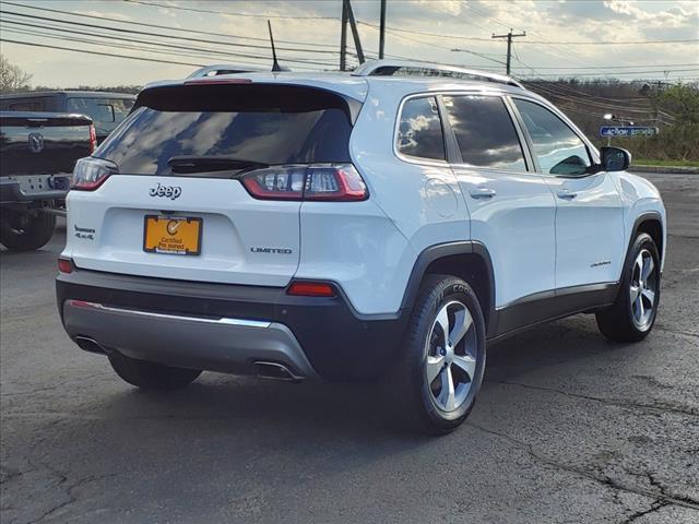used 2021 Jeep Cherokee car, priced at $25,226
