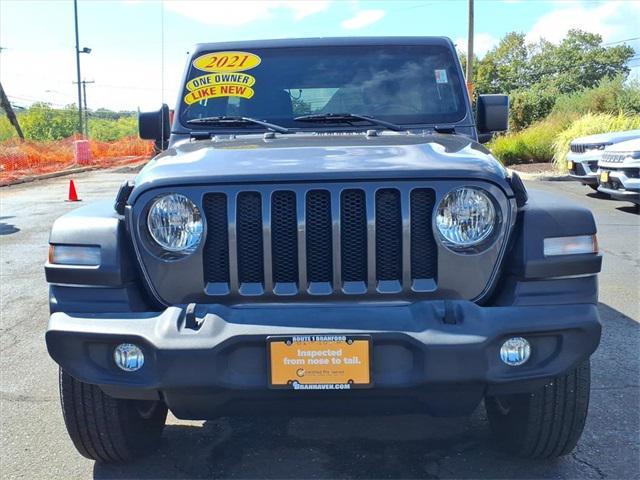 used 2021 Jeep Wrangler Unlimited car, priced at $31,786