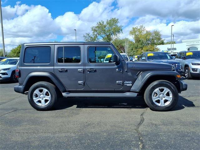 used 2021 Jeep Wrangler Unlimited car, priced at $31,786