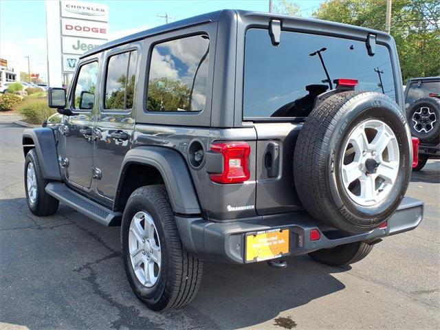 used 2021 Jeep Wrangler Unlimited car, priced at $31,786
