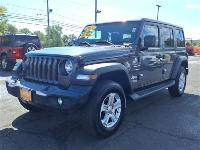 used 2021 Jeep Wrangler Unlimited car, priced at $31,786