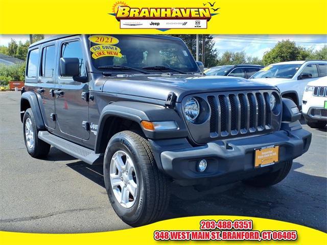 used 2021 Jeep Wrangler Unlimited car, priced at $31,786