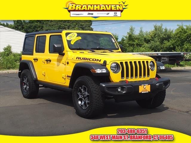 used 2021 Jeep Wrangler Unlimited car, priced at $34,876