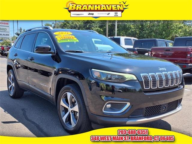 used 2021 Jeep Cherokee car, priced at $25,336