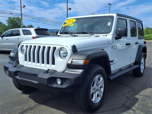 used 2021 Jeep Wrangler Unlimited car, priced at $33,488