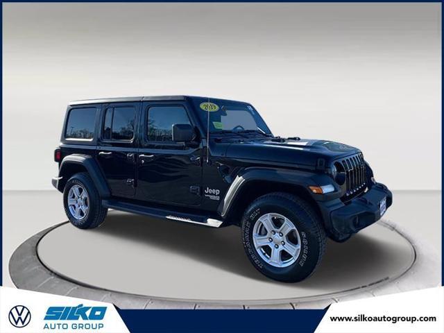 used 2019 Jeep Wrangler Unlimited car, priced at $21,581