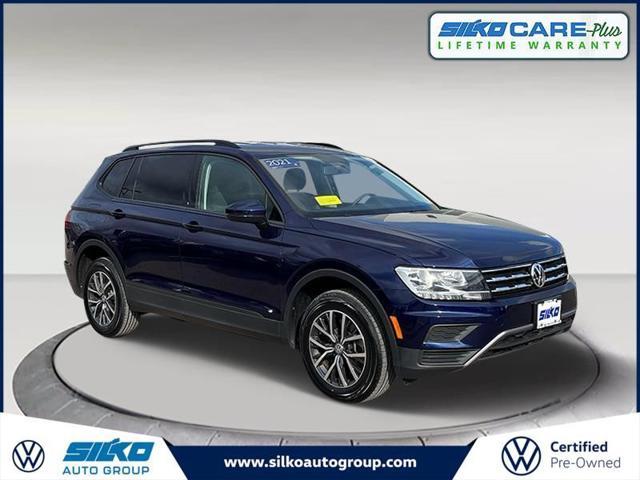 used 2021 Volkswagen Tiguan car, priced at $20,332