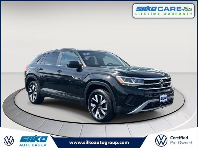 used 2021 Volkswagen Atlas Cross Sport car, priced at $27,025