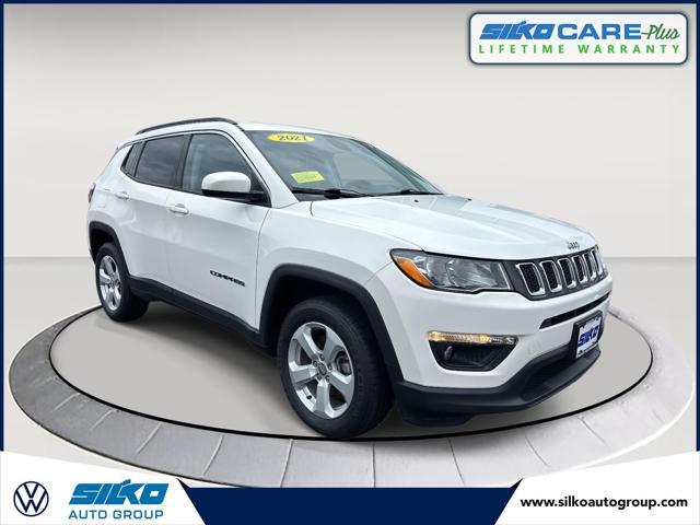 used 2021 Jeep Compass car, priced at $19,999