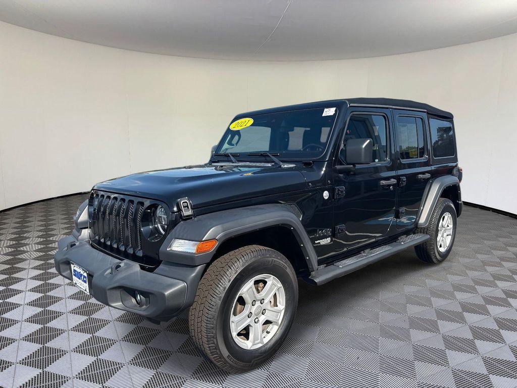 used 2021 Jeep Wrangler Unlimited car, priced at $27,823