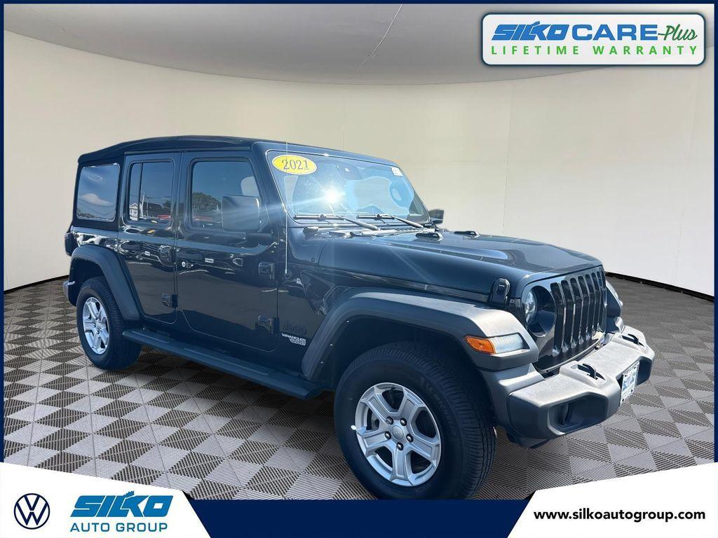 used 2021 Jeep Wrangler Unlimited car, priced at $27,823