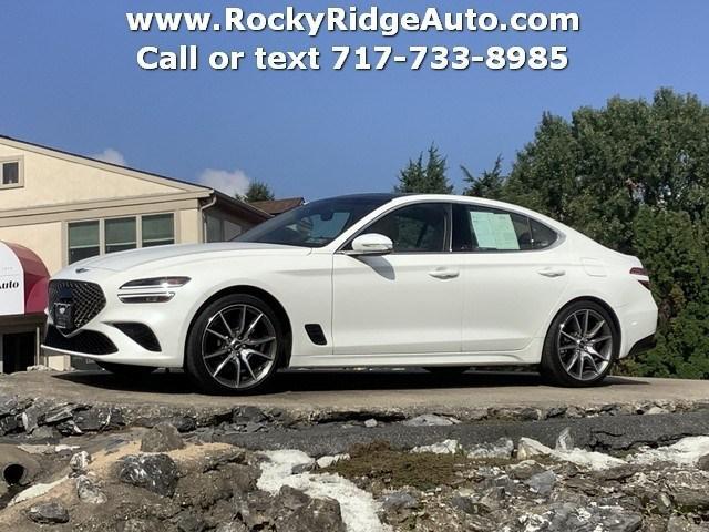 used 2022 Genesis G70 car, priced at $30,895