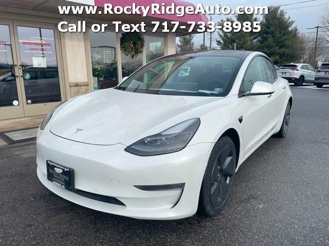 used 2021 Tesla Model 3 car, priced at $27,695