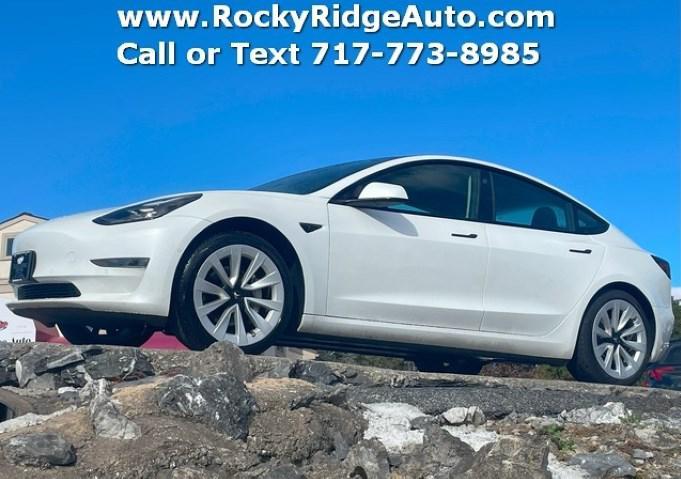 used 2022 Tesla Model 3 car, priced at $27,995