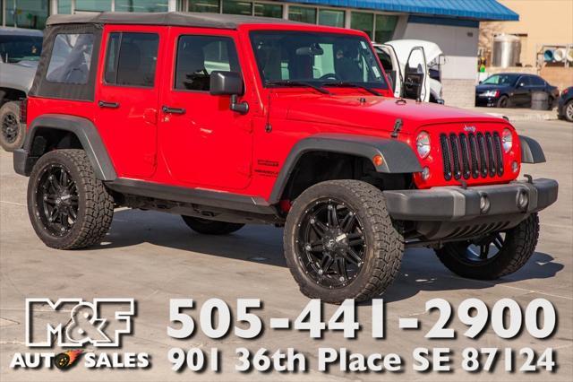 used 2016 Jeep Wrangler Unlimited car, priced at $25,499