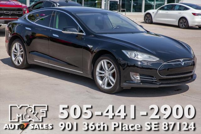 used 2012 Tesla Model S car, priced at $18,499