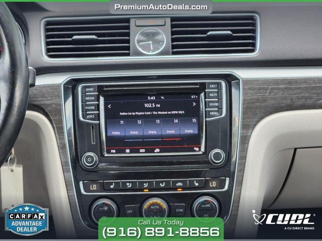 used 2016 Volkswagen Passat car, priced at $7,995