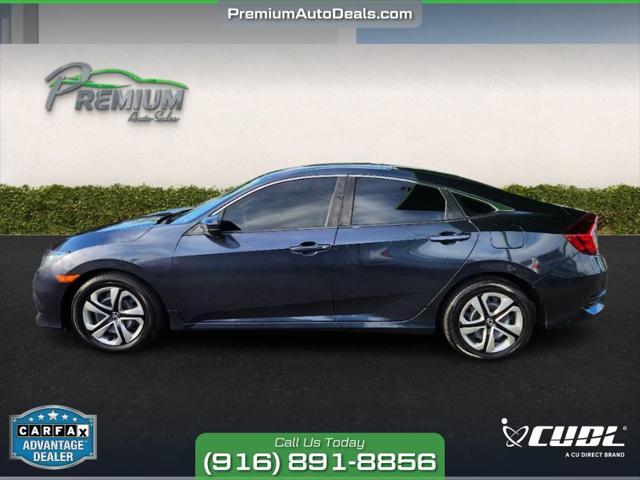 used 2018 Honda Civic car, priced at $13,495