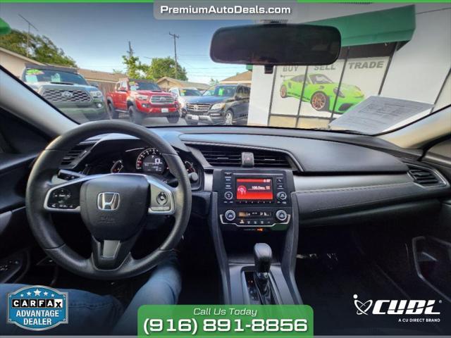 used 2018 Honda Civic car, priced at $13,495