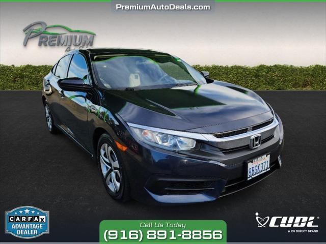 used 2018 Honda Civic car, priced at $13,495