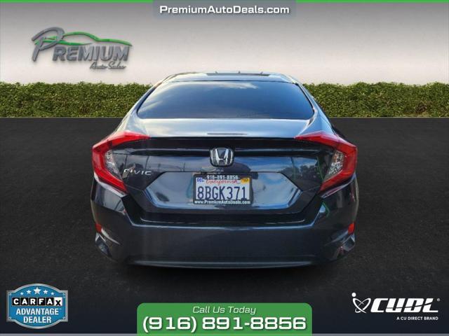 used 2018 Honda Civic car, priced at $13,495