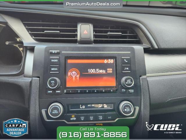 used 2018 Honda Civic car, priced at $13,495