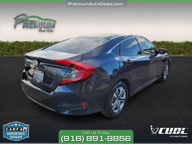 used 2018 Honda Civic car, priced at $13,495