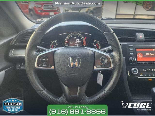 used 2018 Honda Civic car, priced at $13,495