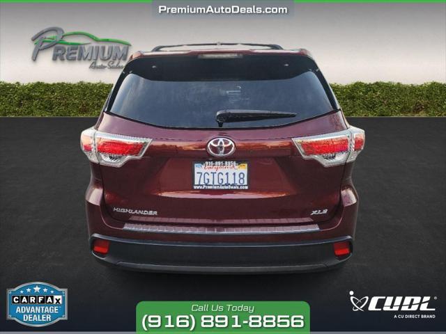 used 2015 Toyota Highlander car, priced at $18,495