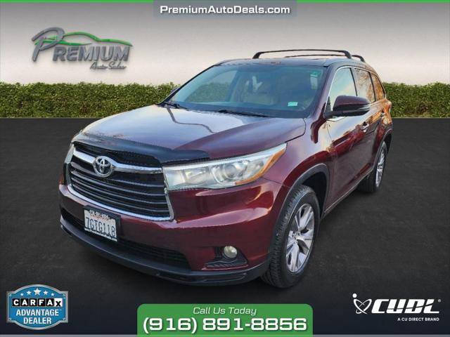 used 2015 Toyota Highlander car, priced at $18,495