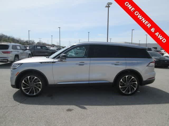 used 2022 Lincoln Aviator car, priced at $49,476