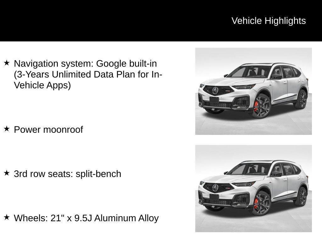 new 2026 Acura MDX car, priced at $77,800
