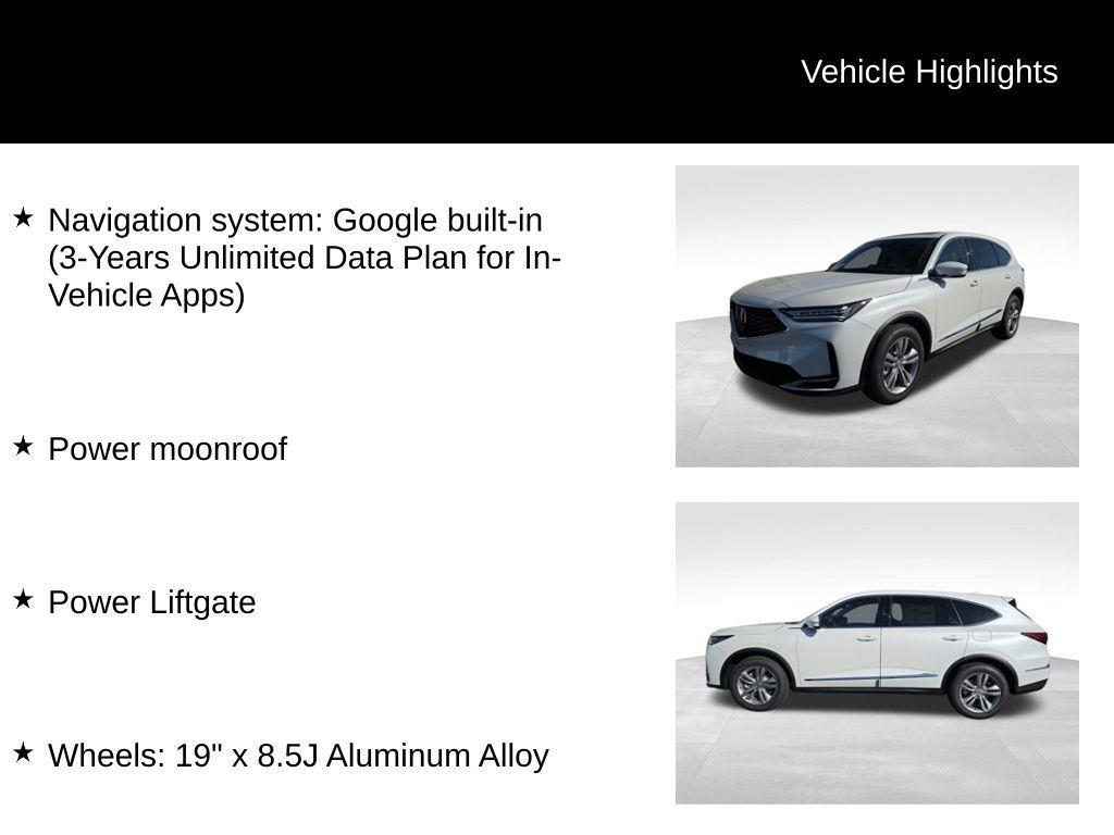 new 2026 Acura MDX car, priced at $55,950