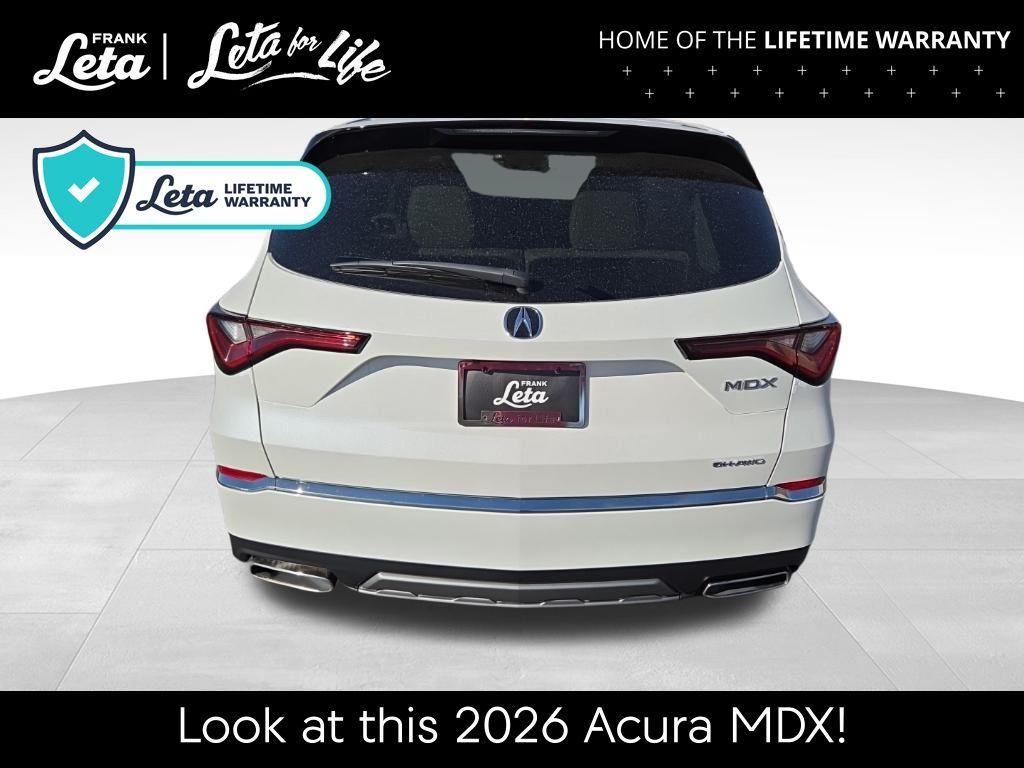 new 2026 Acura MDX car, priced at $55,950