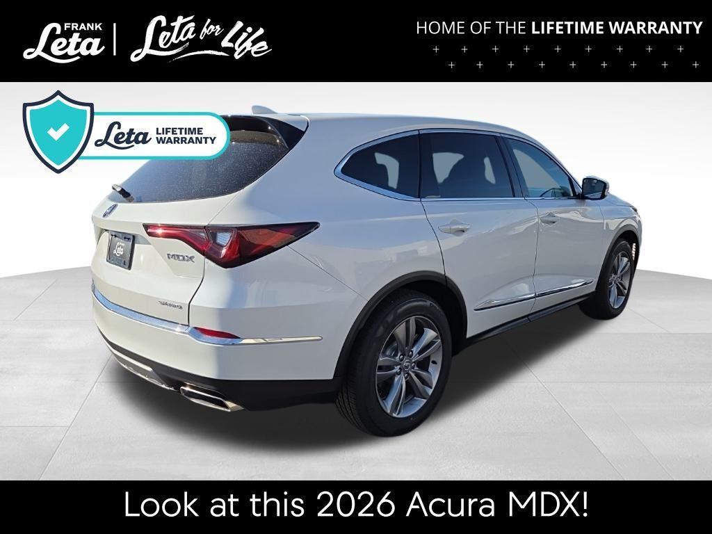 new 2026 Acura MDX car, priced at $55,950