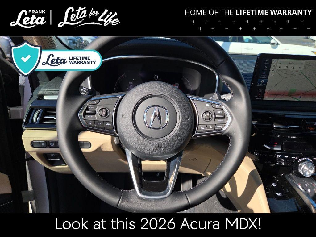 new 2026 Acura MDX car, priced at $55,950