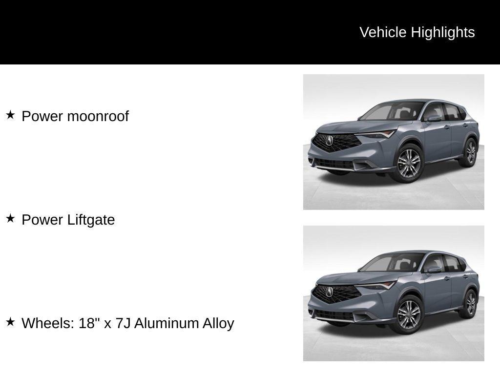 new 2025 Acura ADX car, priced at $36,950