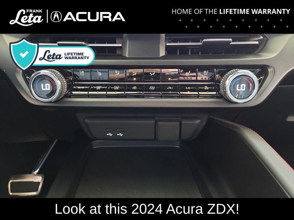new 2024 Acura ZDX car, priced at $75,320